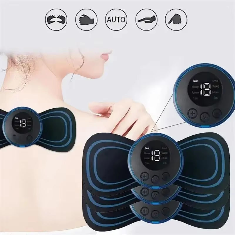 Professional EMS Neck Massager - 2/3/4 Piece Set with 8 Modes and 19 Strength Levels