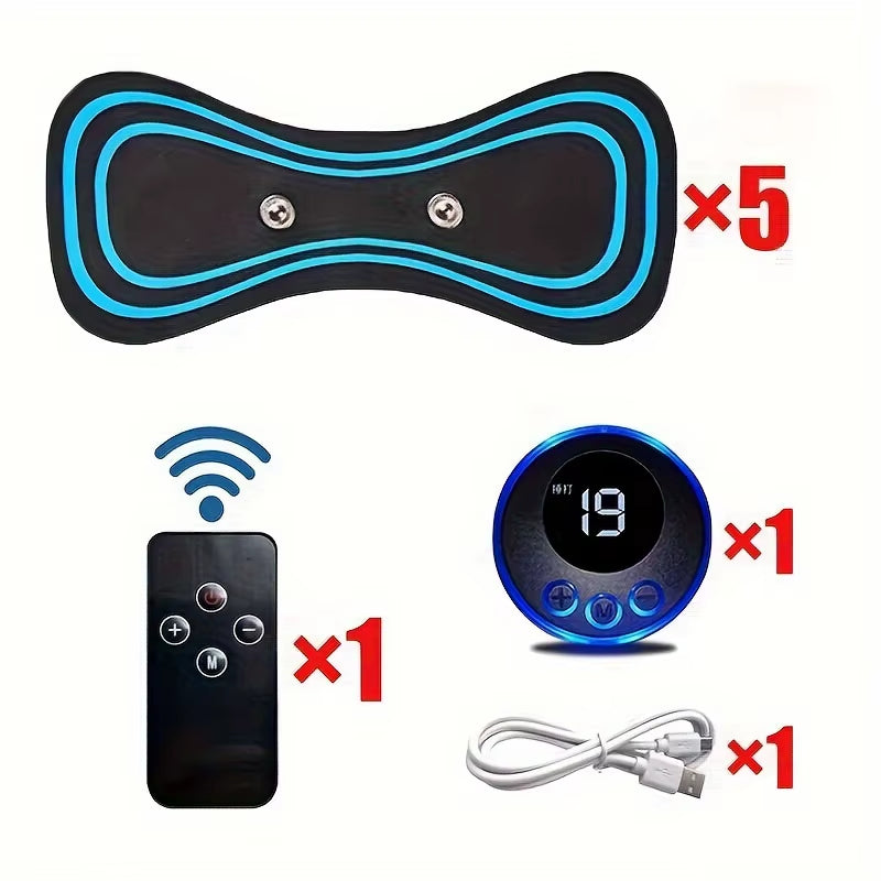Professional EMS Neck Massager - 2/3/4 Piece Set with 8 Modes and 19 Strength Levels