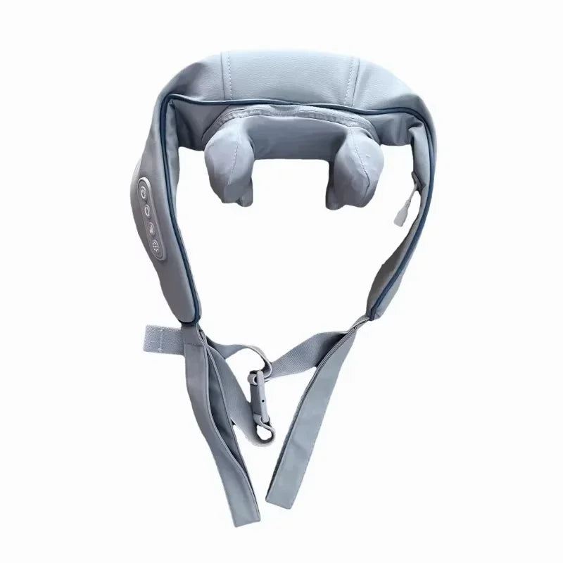 Wireless Neck and Back Massager with Shoulder Kneading and Cervical Relaxation Features