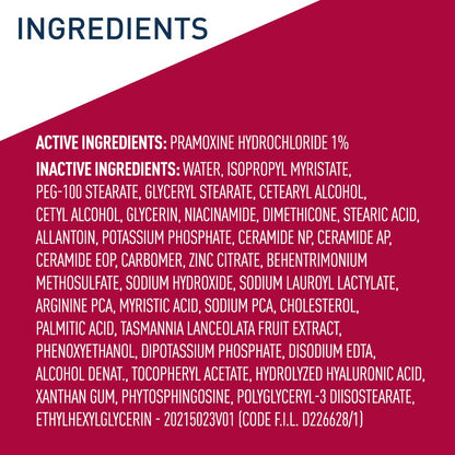 anti Itch Moisturizing Lotion with Pramoxine Hydrochloride, Relieves Itch with Minor Skin Irritations, Sunburn Relief, Bug Bites, 8 Ounce